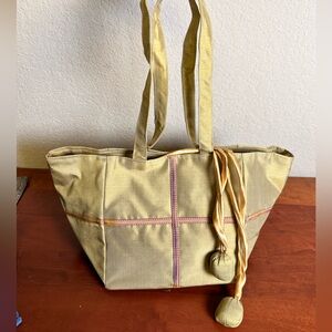 Bucket silk bag with drawstring NWT